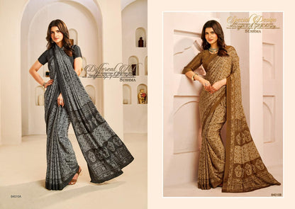 Seasons Sushma Crape Sarees Wholesale Price