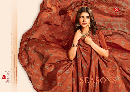 Seasons Sushma Crape Sarees Wholesale Price