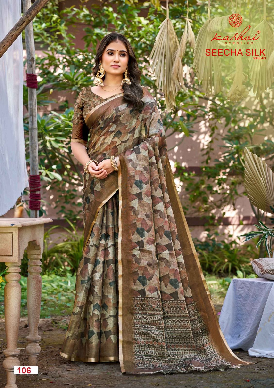 Seecha Silk Vol 1 Kashvi Creation Silk Sarees Wholesale Rate