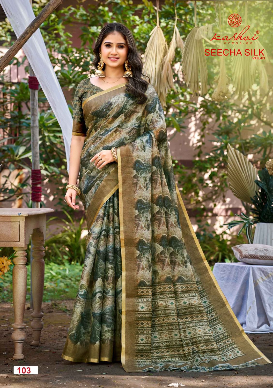 Seecha Silk Vol 1 Kashvi Creation Silk Sarees Wholesale Rate
