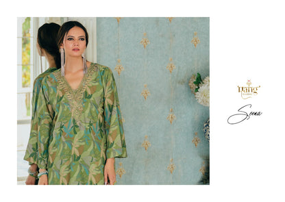 Seena Rang Fashion Pure Muslin Co Ord Set Wholesale Price