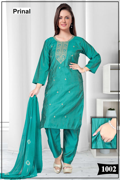 Seenu Prinal Simmer Readymade Pant Style Suits Supplier Ahmedabad