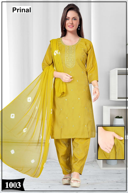 Seenu Prinal Simmer Readymade Pant Style Suits Supplier Ahmedabad