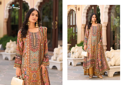 Seerat 3 Your Choice Chinon Pakistani Readymade Suits Supplier Ahmedabad