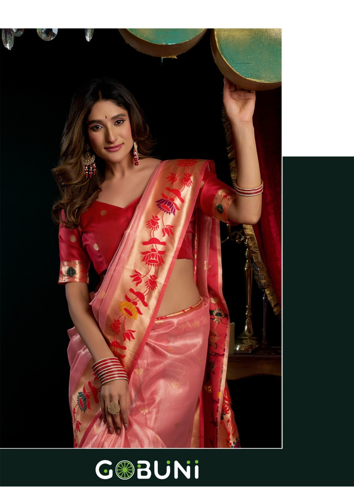 Seerat Gobuni Tissue Sarees Exporter India