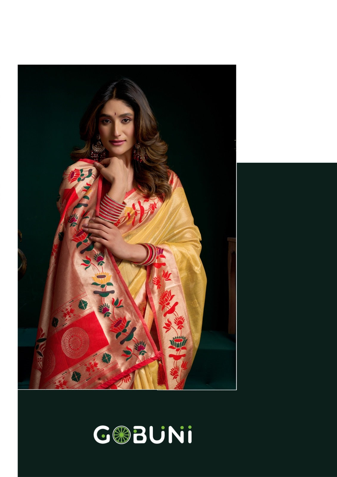Seerat Gobuni Tissue Sarees Exporter India