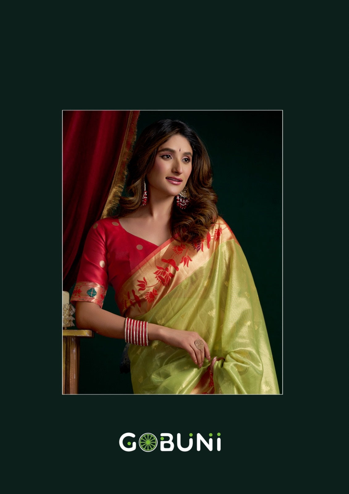 Seerat Gobuni Tissue Sarees Exporter India