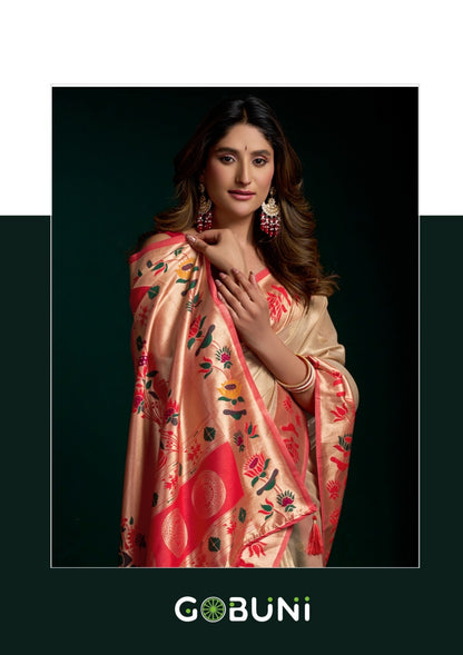 Seerat Gobuni Tissue Sarees Exporter India