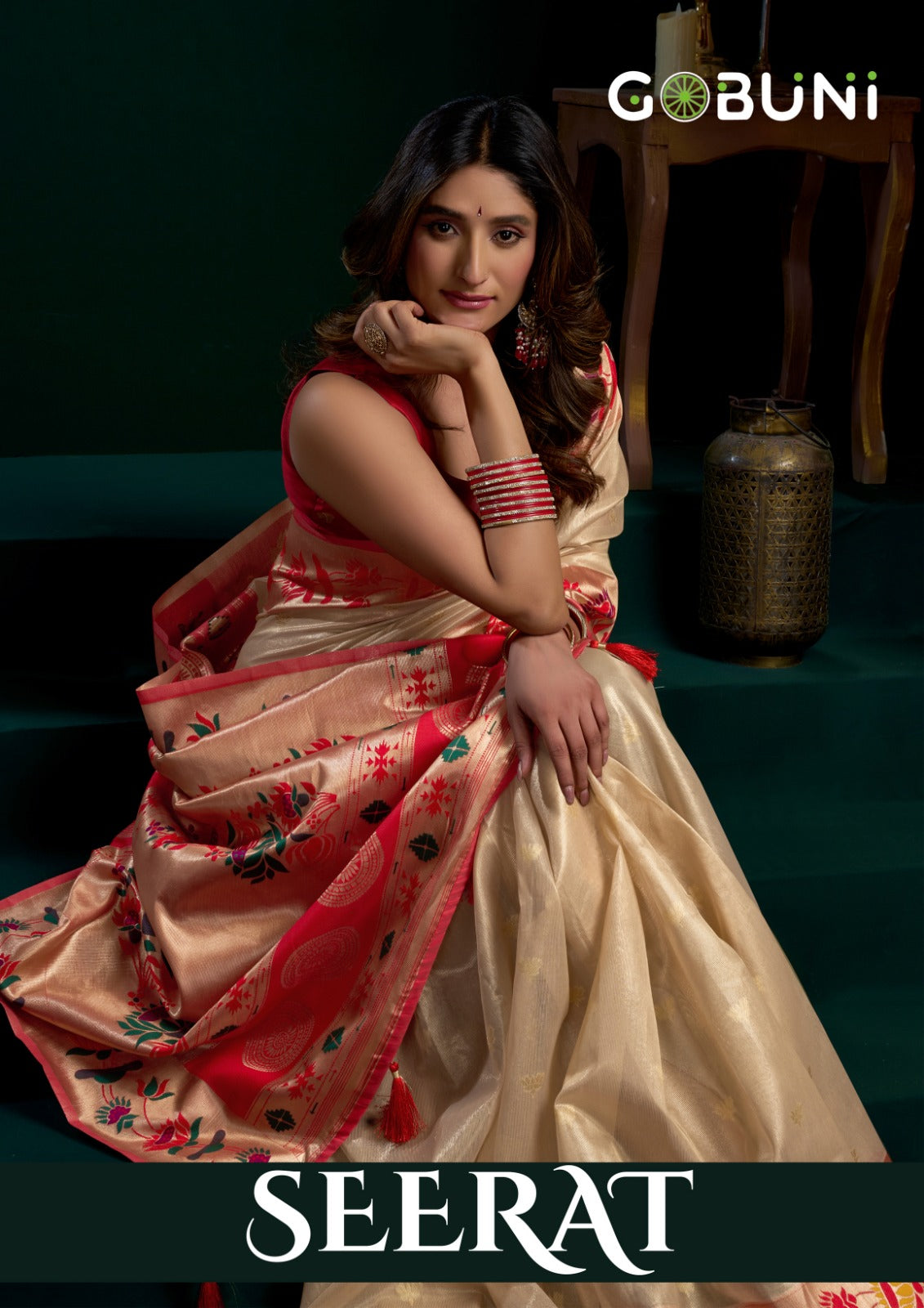 Seerat Gobuni Tissue Sarees Exporter India