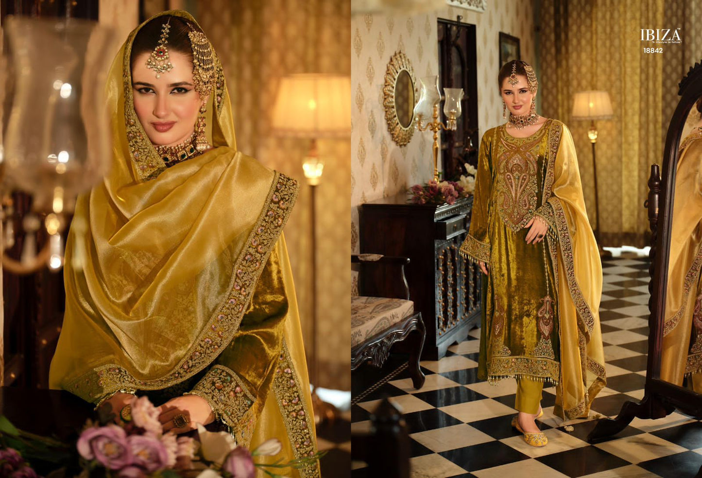 Seerat Ibiza Velvet Suits Exporter Ahmedabad