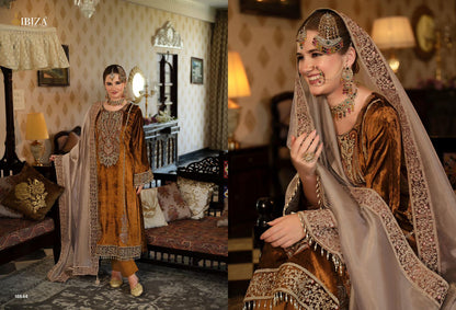 Seerat Ibiza Velvet Suits Exporter Ahmedabad