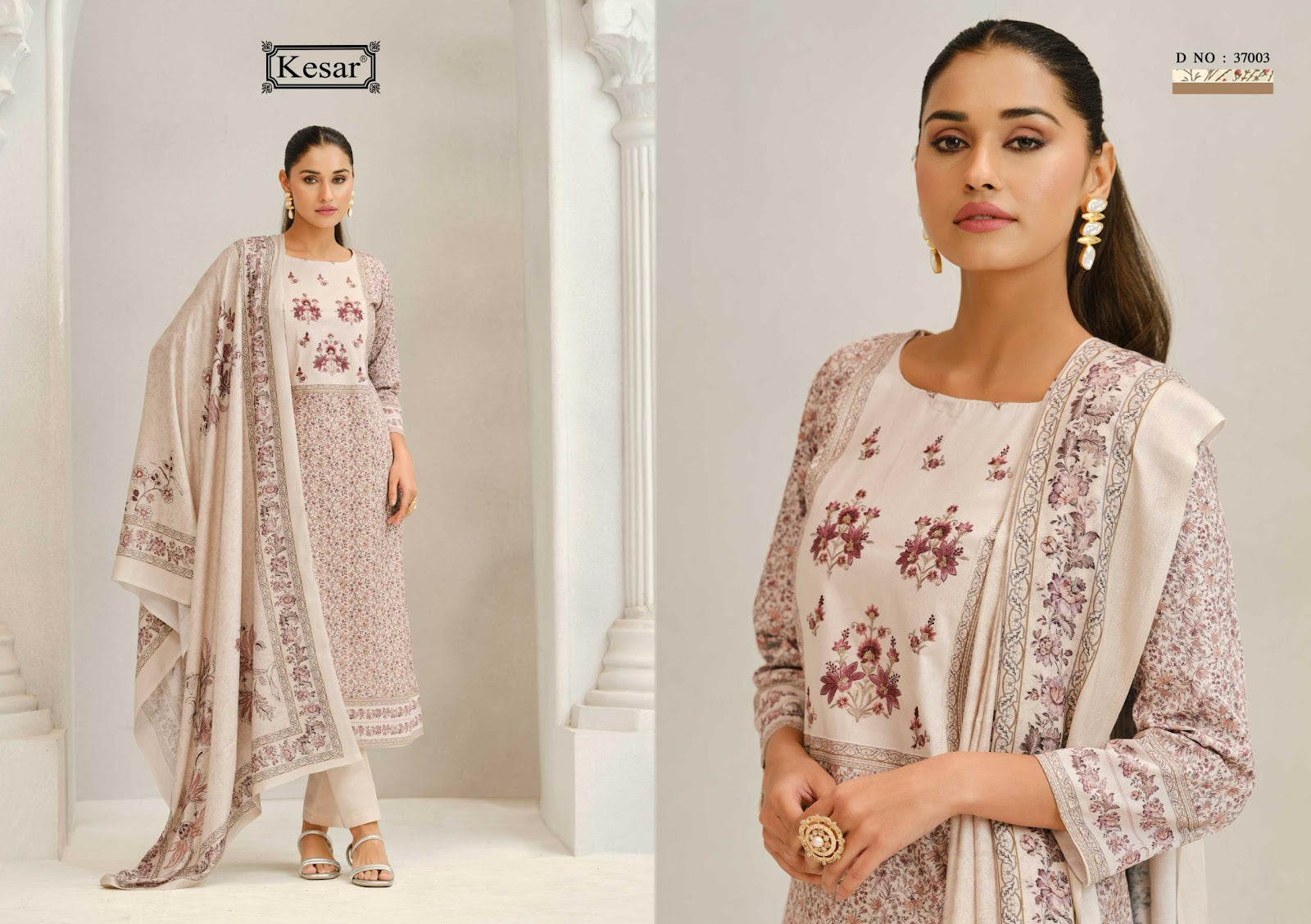 Seerat Kesar Viscose Pashmina Suits Supplier Gujarat