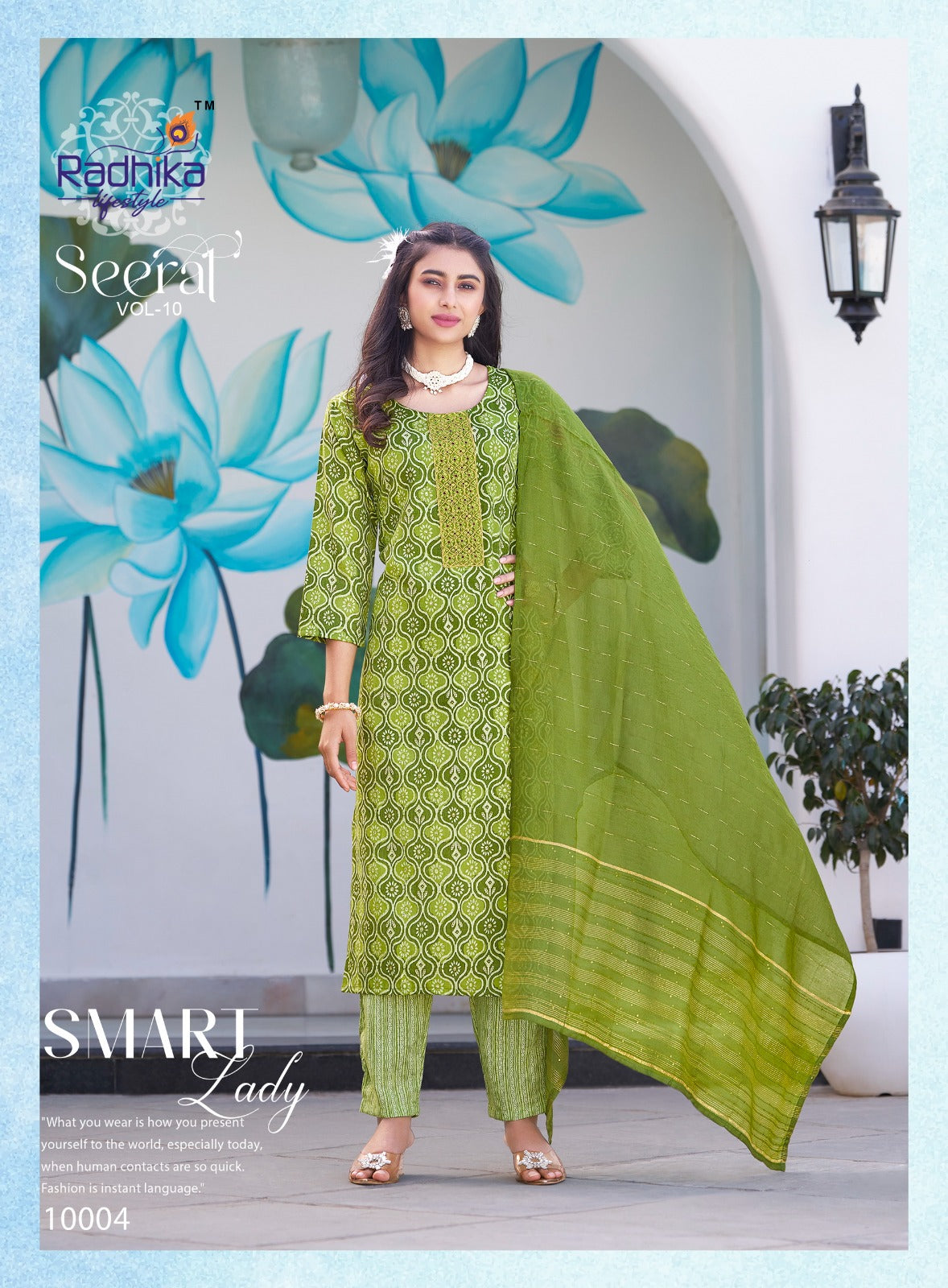 Seerat Vol 10 Radhika Lifestyle Rayon Capsule Readymade Pant Style Suits Manufacturer India