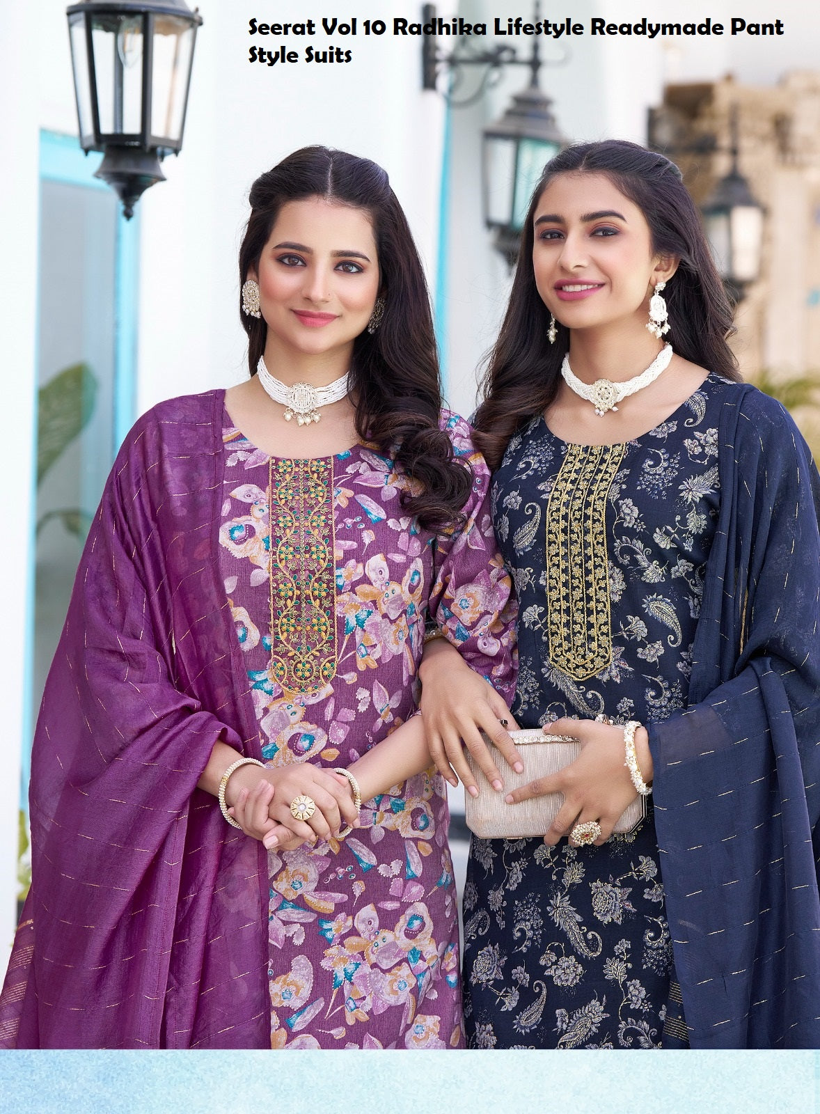 Seerat Vol 10 Radhika Lifestyle Rayon Capsule Readymade Pant Style Suits Manufacturer India