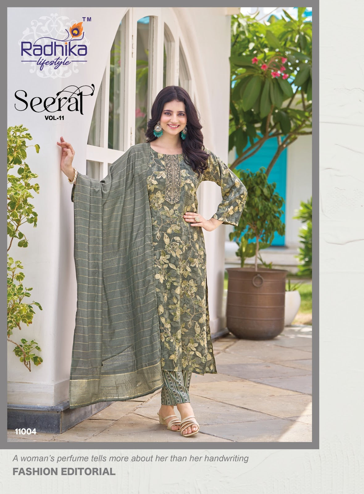 Seerat Vol 11 Radhika Lifestyle Rayon Readymade Pant Style Suits Wholesale Price