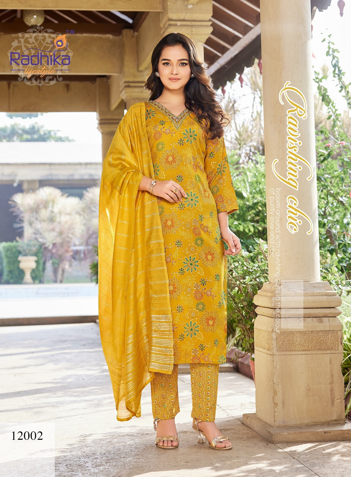 Seerat Vol 12 Radhika Lifestyle Rayon Readymade Pant Style Suits Wholesale