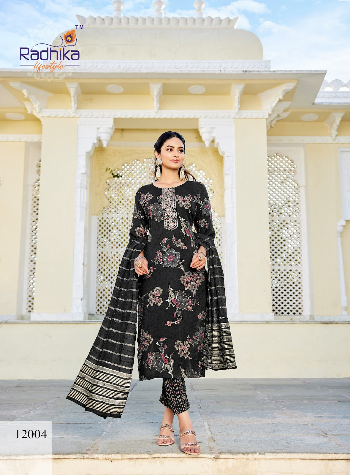 Seerat Vol 12 Radhika Lifestyle Rayon Readymade Pant Style Suits Wholesale