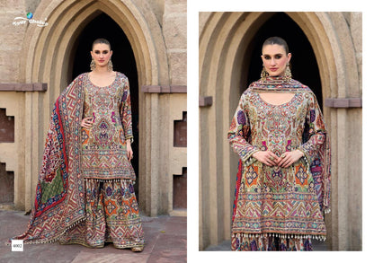 Seerat Vol 4 Your Choice Chinnon Pakistani Readymade Suits Exporter India