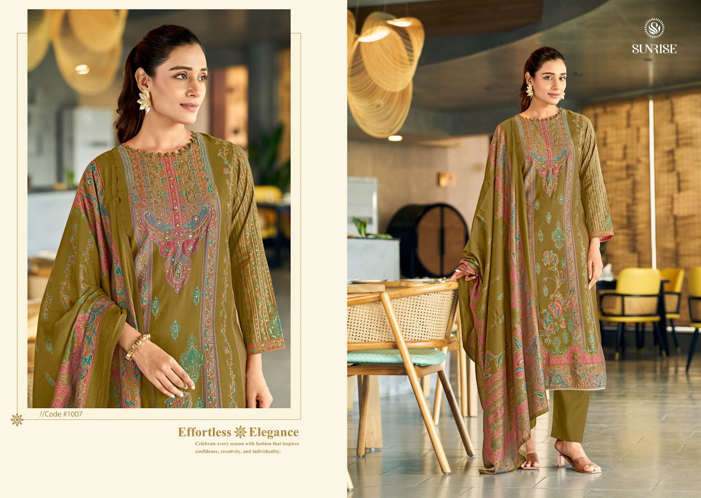 Sefali Silk Sunrise Modal Silk Pant Style Suits Supplier Ahmedabad