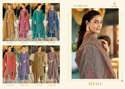 Sefali Silk Sunrise Modal Silk Pant Style Suits Supplier Ahmedabad