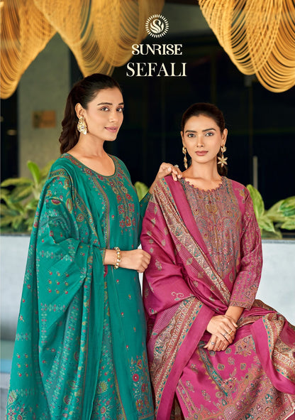 Sefali Silk Sunrise Modal Silk Pant Style Suits Supplier Ahmedabad