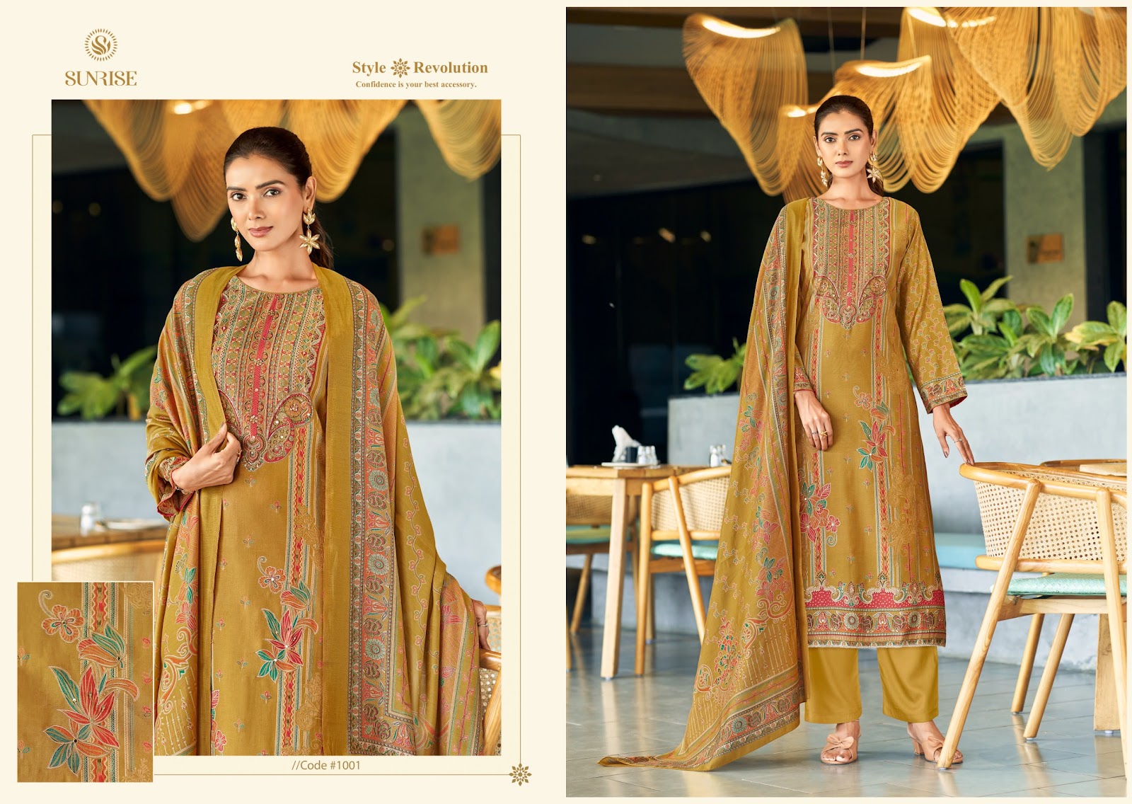 Sefali Silk Sunrise Modal Silk Pant Style Suits Supplier Ahmedabad