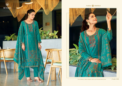 Sefali Silk Sunrise Modal Silk Pant Style Suits Supplier Ahmedabad