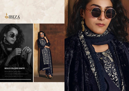 Seher Ibiza Viscose Velvet Suits Exporter Gujarat