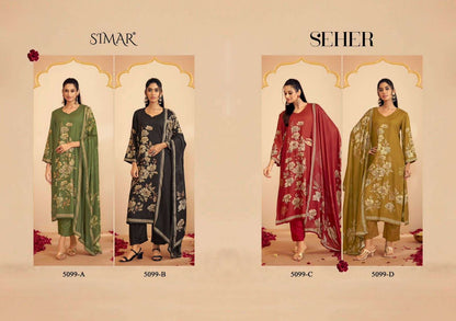 Seher Simar Pashmina Suits Wholesale Price