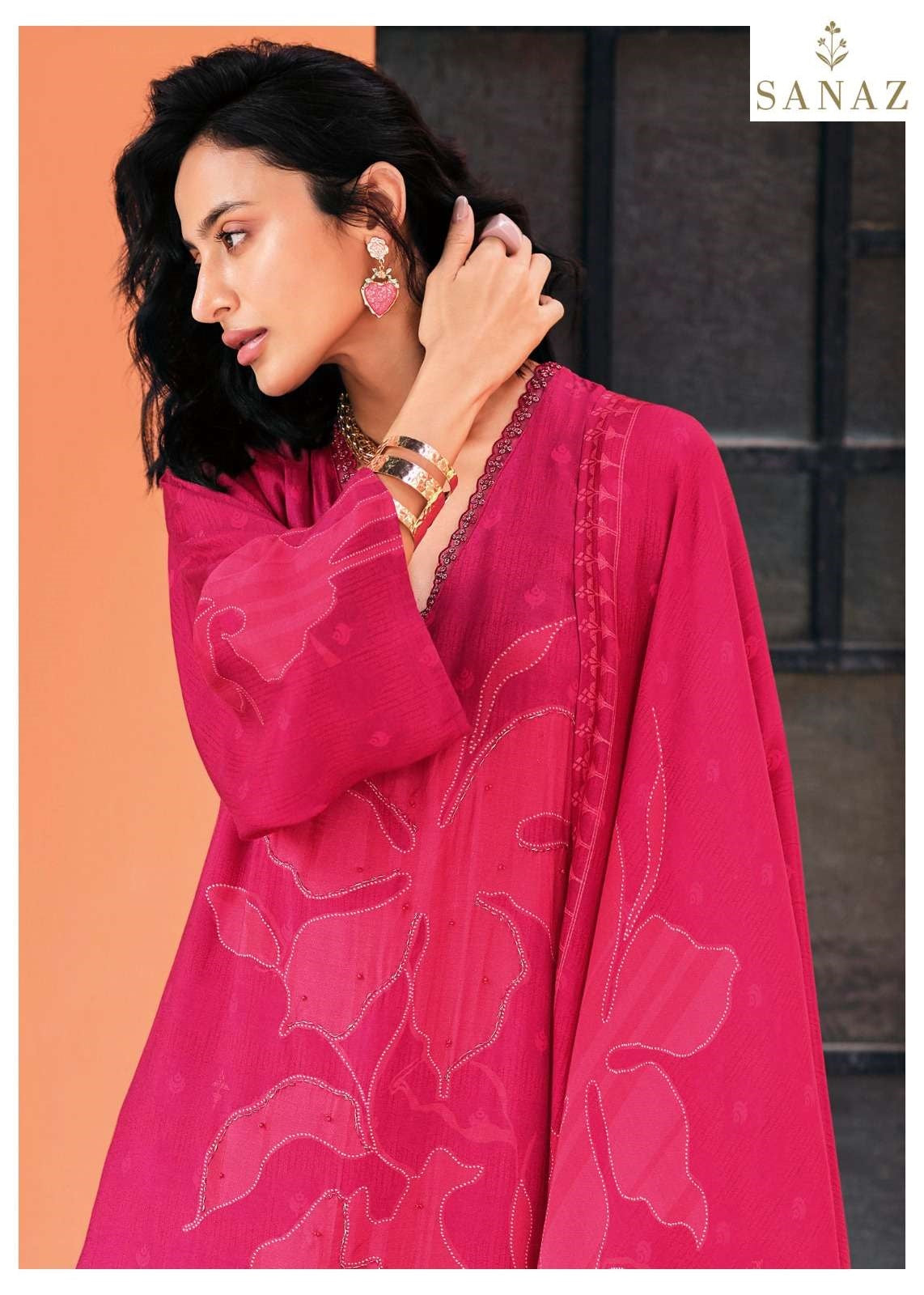 Sehr Sanaz Viscose Muslin Pant Style Suits Manufacturer