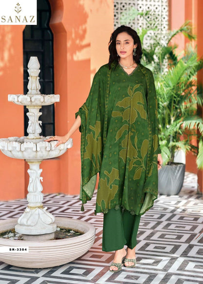 Sehr Sanaz Viscose Muslin Pant Style Suits Manufacturer