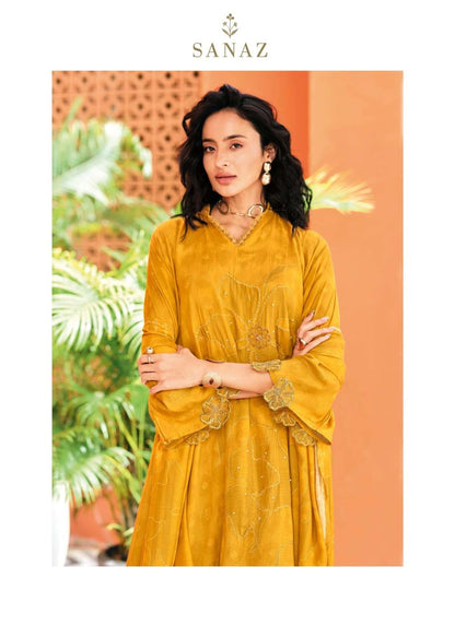 Sehr Sanaz Viscose Muslin Pant Style Suits Manufacturer