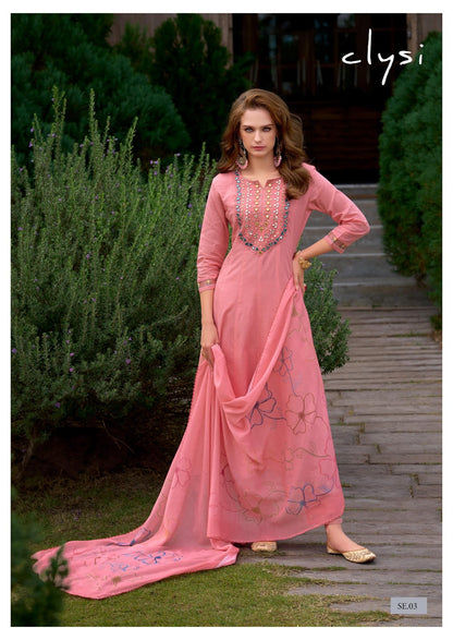 Sehra Clysi Cotton Readymade Suits Manufacturer Ahmedabad