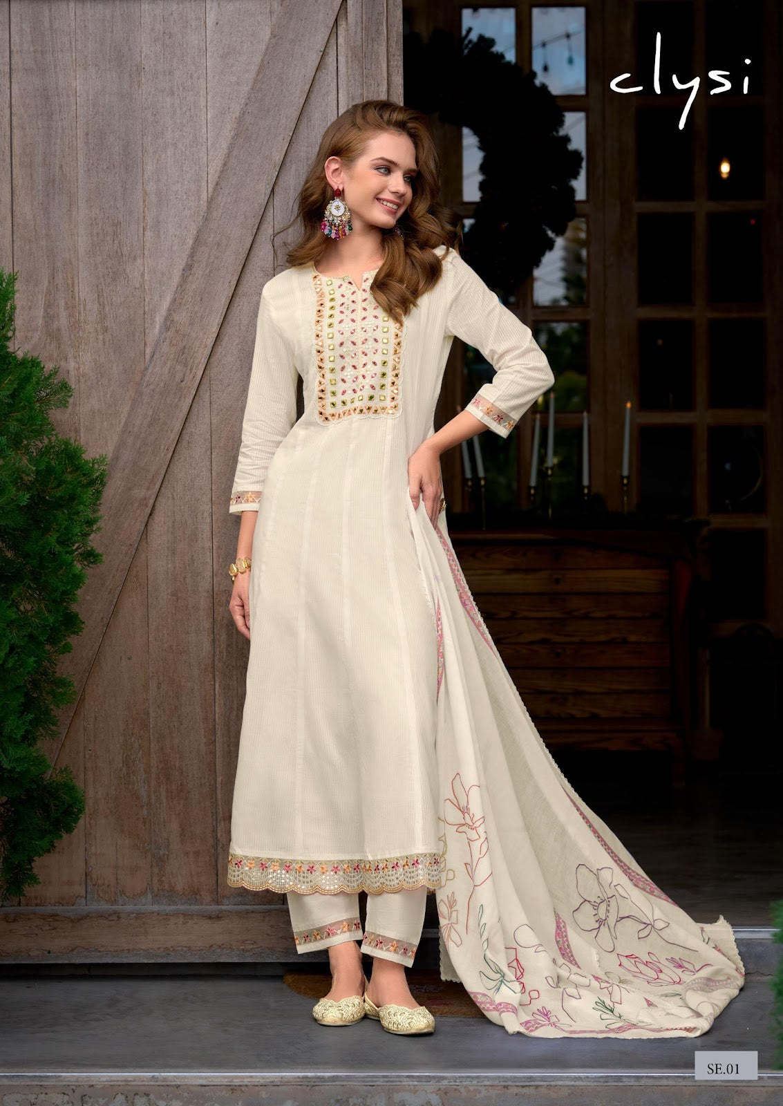 Sehra Clysi Cotton Readymade Suits Manufacturer Ahmedabad