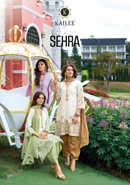 Sehra Kailee Fashion Cotton Afghani Readymade Suit Wholesaler