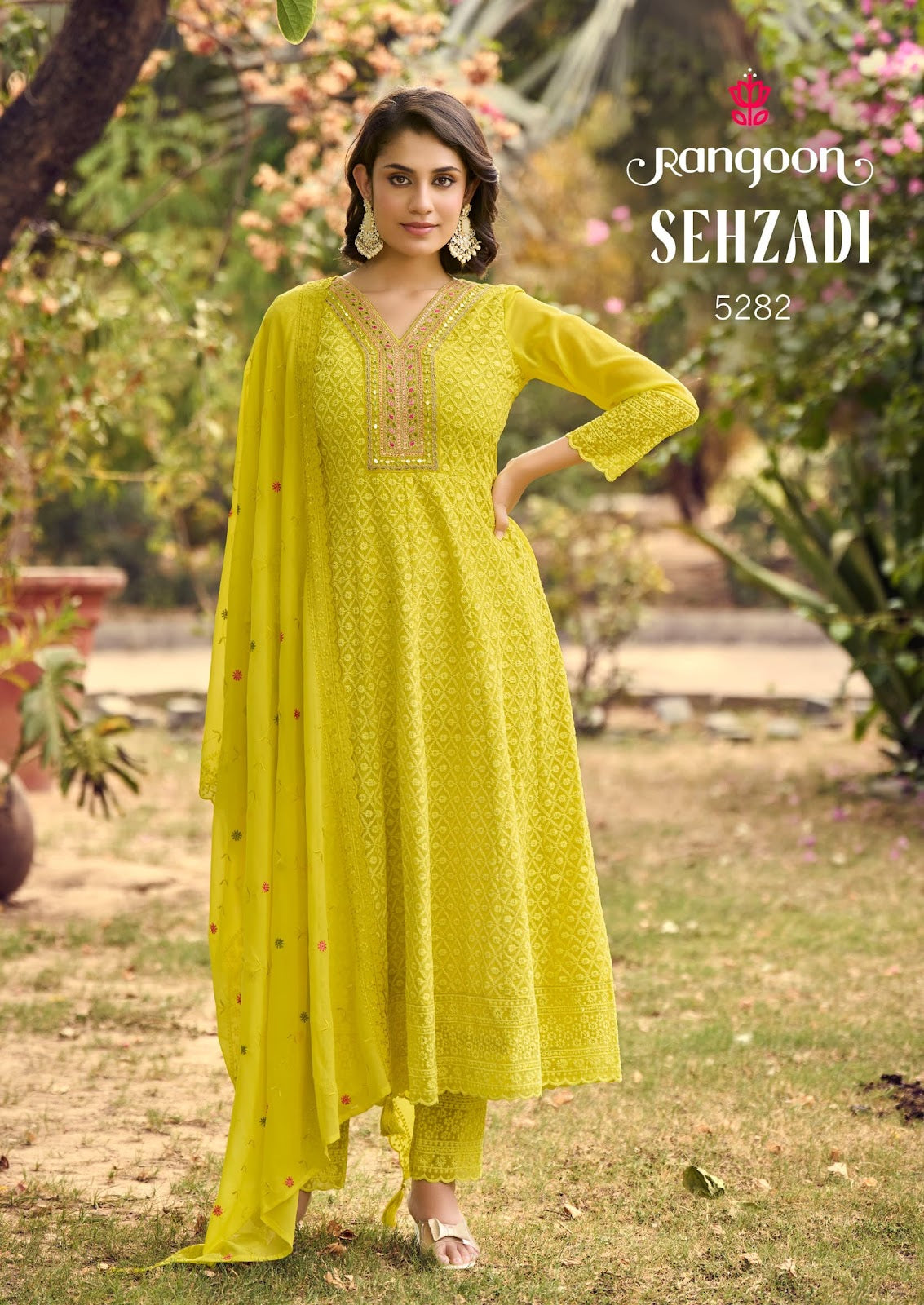 Sehzadi Rangoon Georgette Readymade Anarkali Suits Manufacturer India