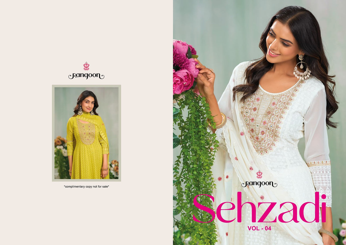 Sehzadi Vol 4 Rangoon Georgette Readymade Anarkali Suits Wholesale Price