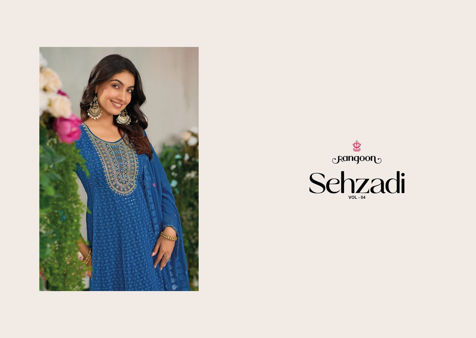 Sehzadi Vol 4 Rangoon Georgette Readymade Anarkali Suits Wholesale Price