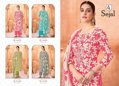 Sejal Alok Zam Karachi Salwar Suits Exporter India