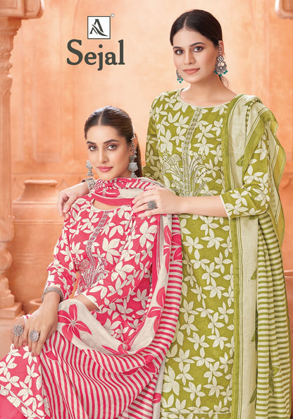 Sejal Alok Zam Karachi Salwar Suits Exporter India