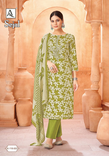 Sejal Alok Zam Karachi Salwar Suits Exporter India