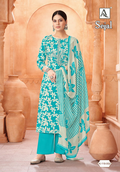 Sejal Alok Zam Karachi Salwar Suits Exporter India