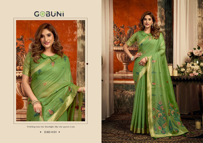 Sejal Gobuni Pure Cotton Sarees Manufacturer