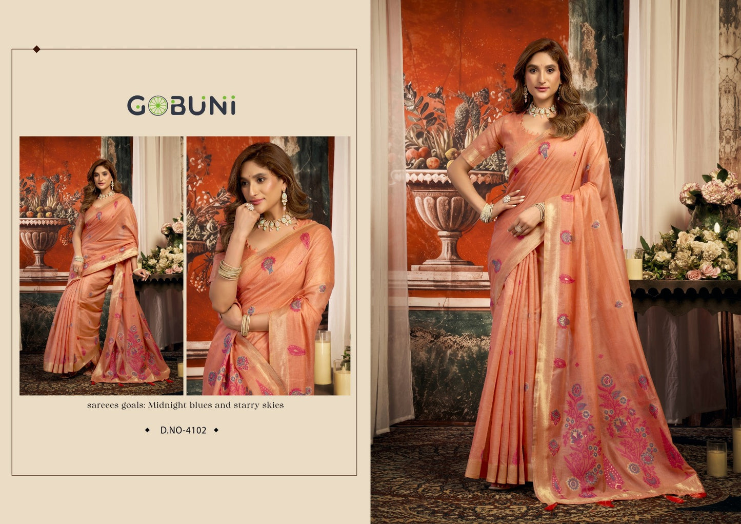 Sejal Gobuni Pure Cotton Sarees Manufacturer