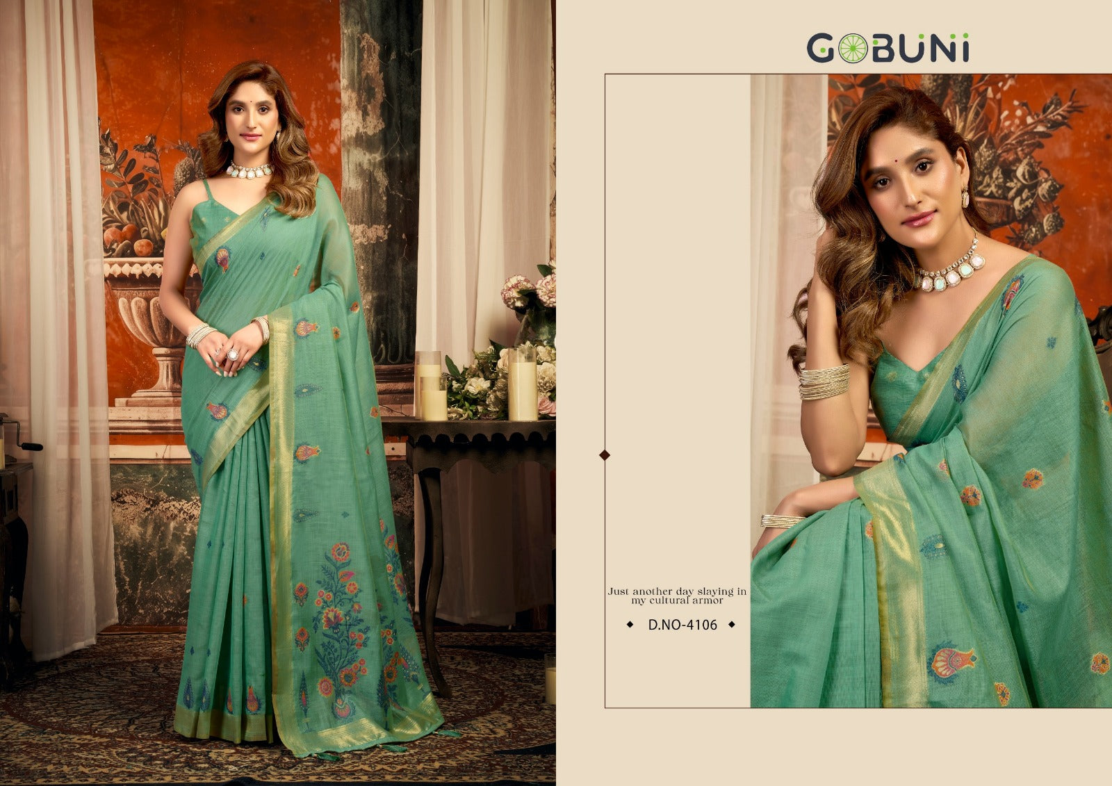 Sejal Gobuni Pure Cotton Sarees Manufacturer