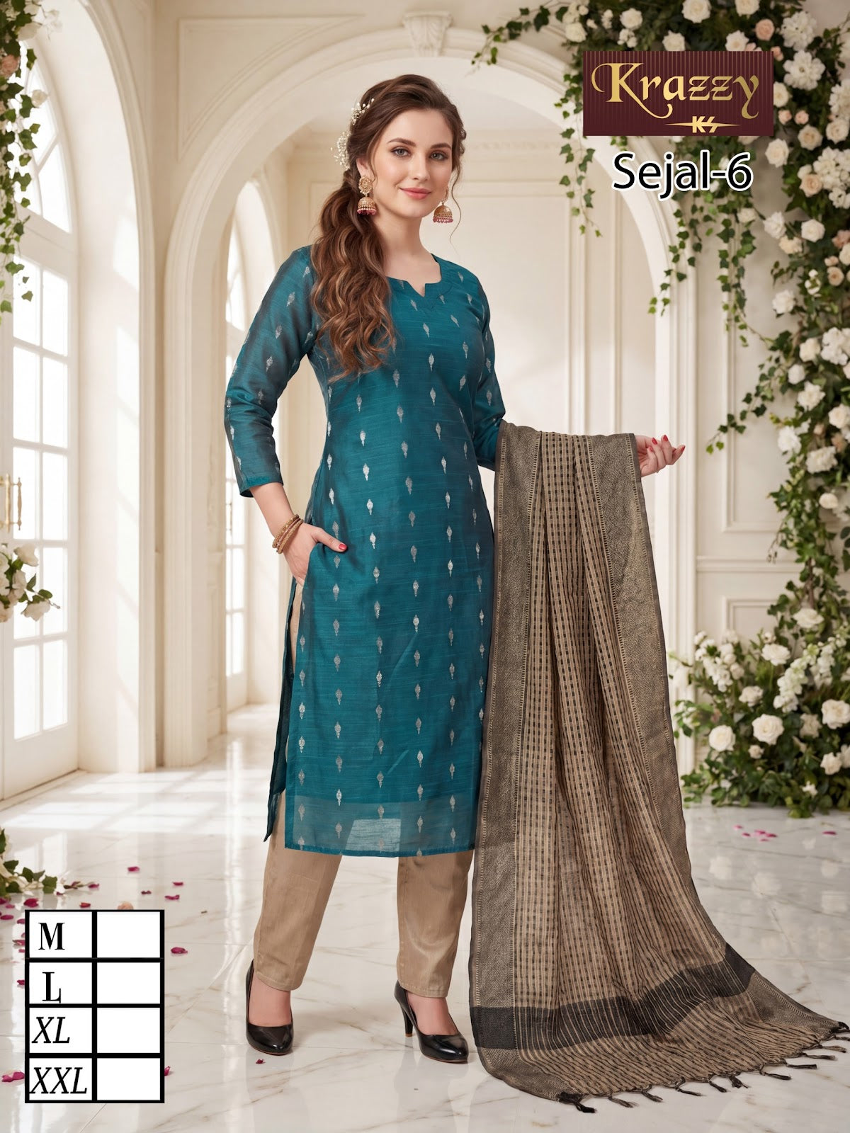 Sejal Krazzy Kanha Silk Readymade Pant Style Suits Wholesale