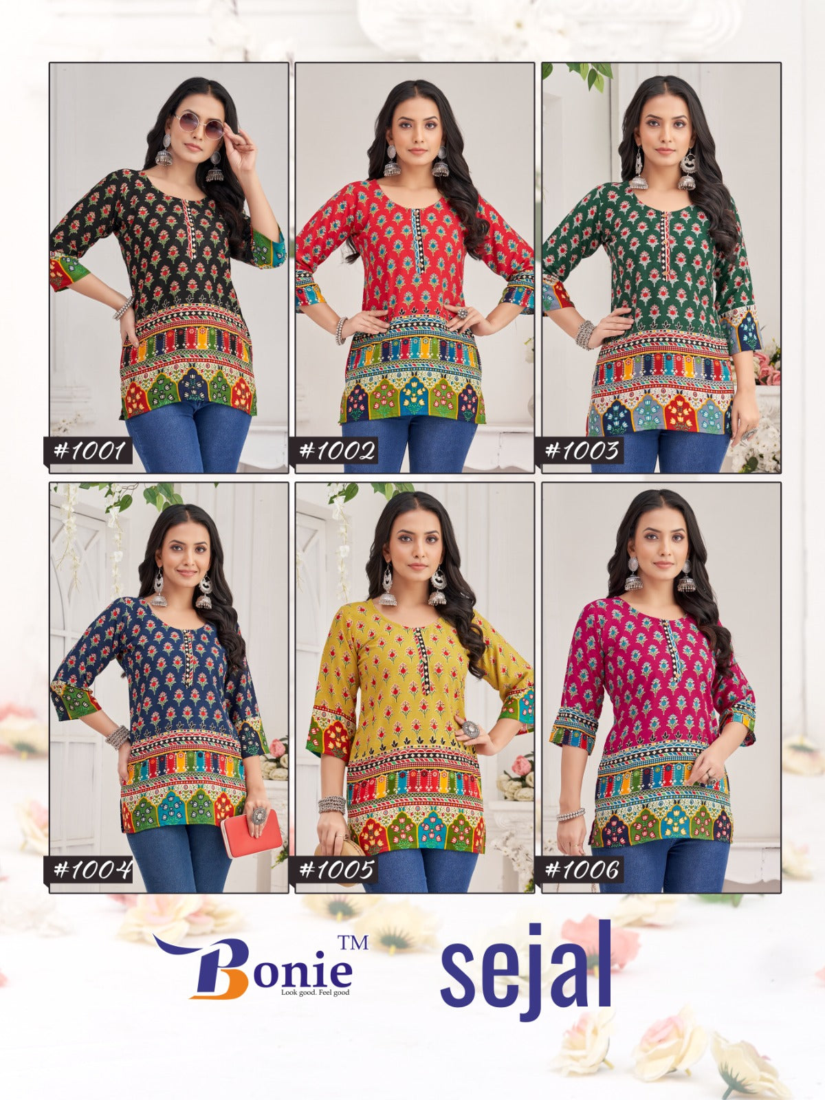 Sejal Vol 1 Bonie Reyon Short Kurtis Exporter