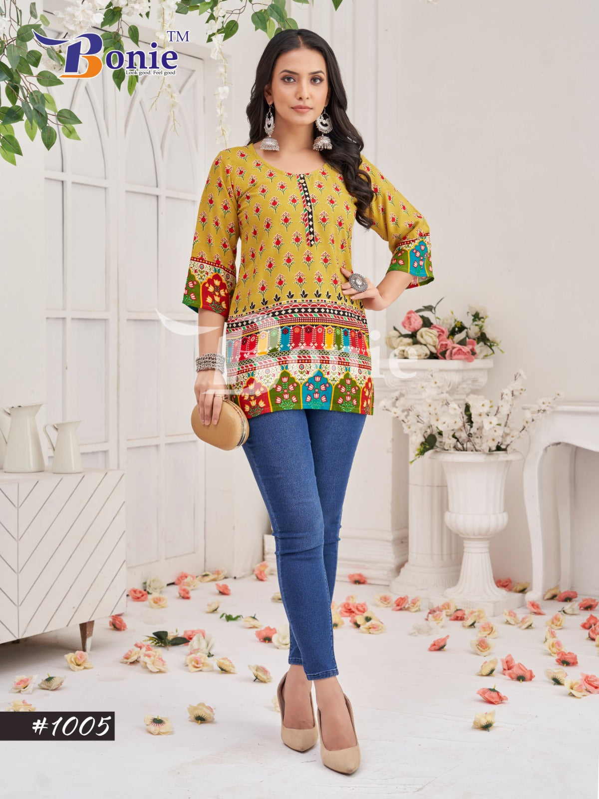 Sejal Vol 1 Bonie Reyon Short Kurtis Exporter