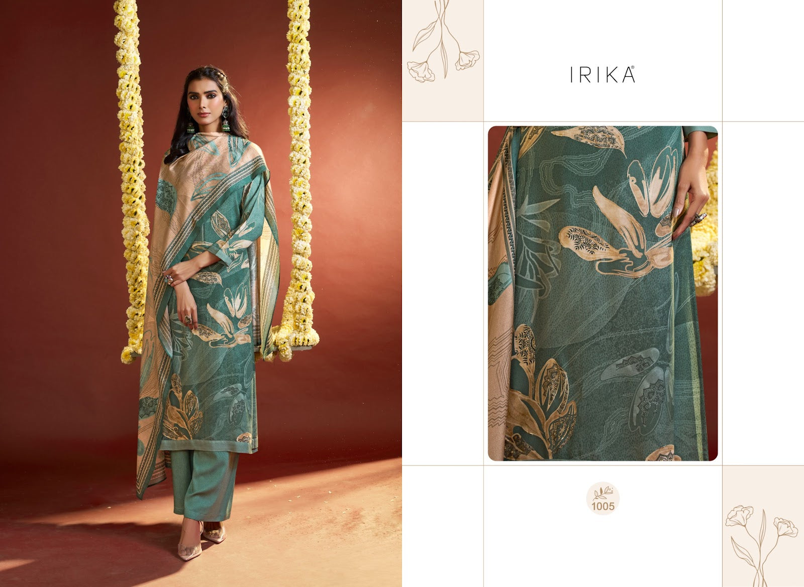 Selena Irika Pashmina Suits Supplier Gujarat