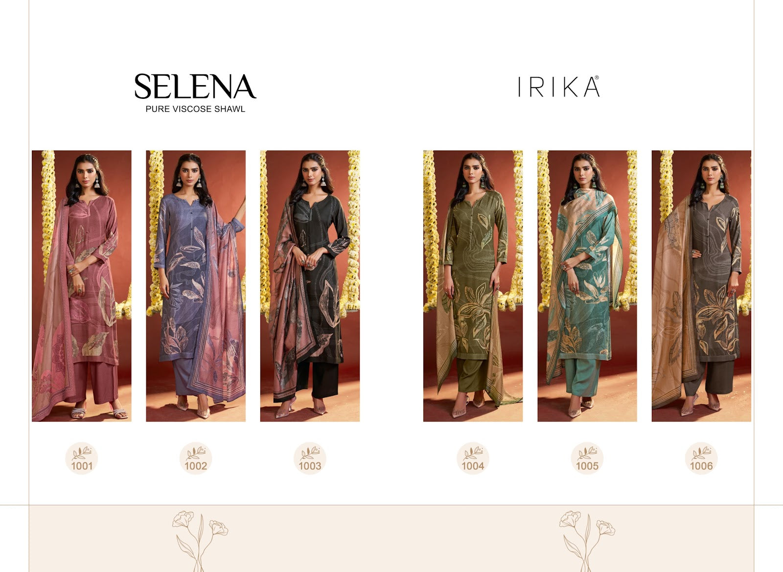 Selena Irika Pashmina Suits Supplier Gujarat